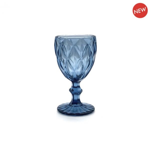 Verre à pied Diamant bleu