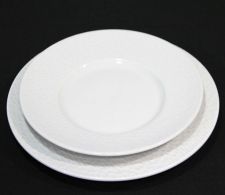 Assiette Ronde Martelée