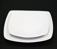 Assiette Carrée Porcelaine